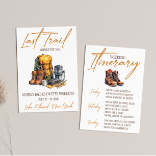 Letzter Pfad, Wandern Bachelorette Wochenende Part Einladung