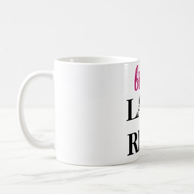 Letzter Ritt der Braut Country Bachelorette Kaffeetasse (Links)