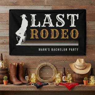 Letzter Rodeo Cowboy Junggesellenabschied Brown &  Banner