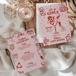 Letzter Rodeo-Junggesellinnen-Abschiedswochenend-I Einladung