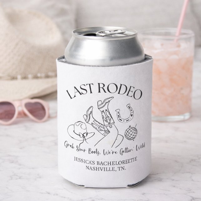 Letzter Rodeo-Junggesellinnenabschied Can Cooler | Dosenkühler (Von Creator hochgeladen)