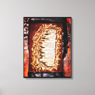 Letzter ruhiger Ort Leinwanddruck