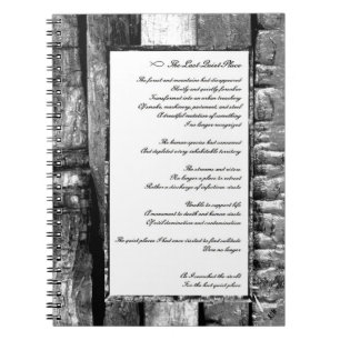 Letzter ruhiger Ort Notizblock