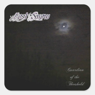 Letzter Schneewächter der Schwellenkleber Quadratischer Aufkleber