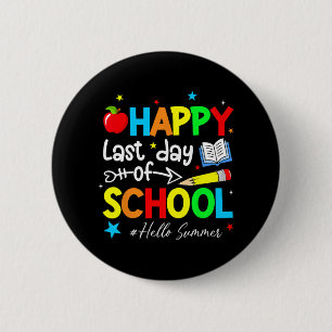 Letzter Schullehrer Kinder Abschluss Letzte Nacht Button