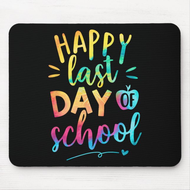 Letzter Schullehrertag Abschluss 9 Mousepad (Vorne)