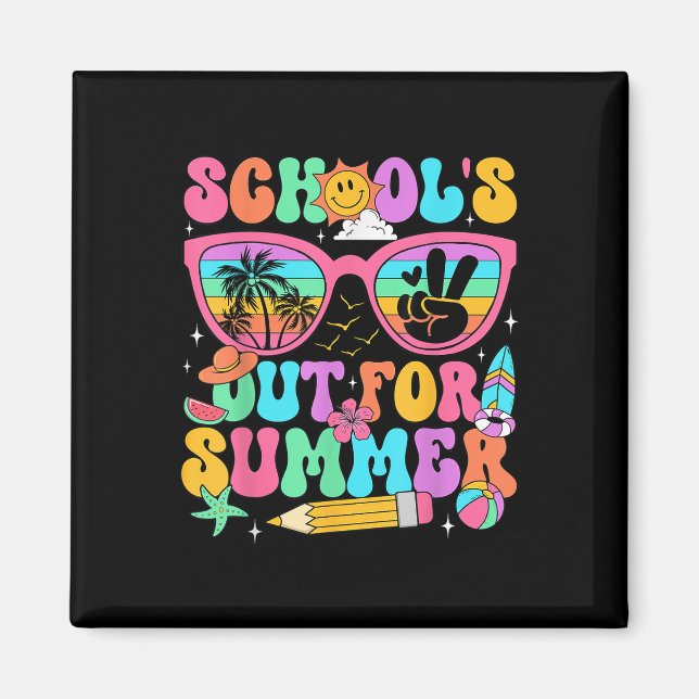 Letzter Schullehrertag im Sommer Magnet (Vorne)