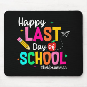 Letzter Schultag Abschluss Lehrer Student Mousepad