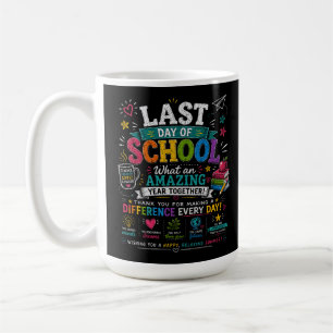 Letzter Schultag Erstaunliches Jahr Lehrer Kaffeetasse