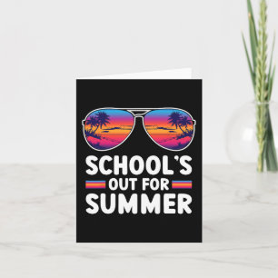 Letzter Schultag für die Sommerlehrer Jungs G Karte