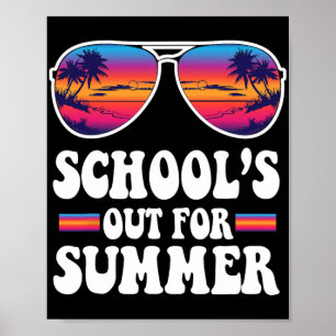 Letzter Schultag für die Sommerlehrer Jungs G Poster
