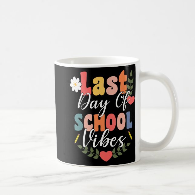 Letzter Schultag für Groovy-Schüler Kaffeetasse (Rechts)