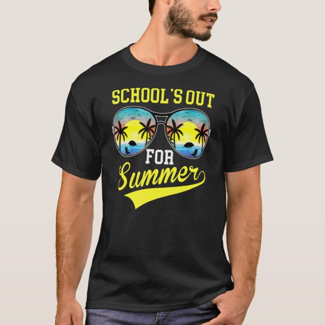 Letzter Schultag für Sommerlehrer T-Shirt (Vorderseite)