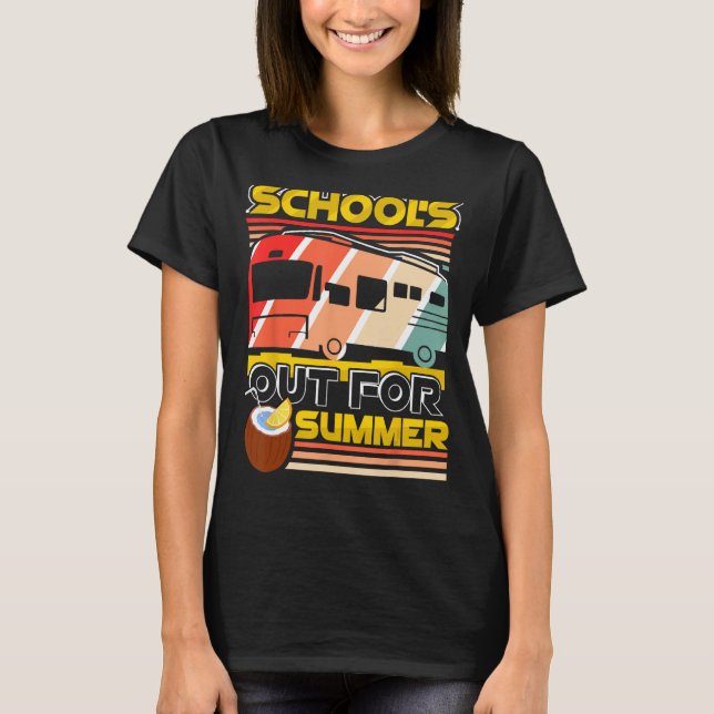 Letzter Schultag für Sommerlehrer T-Shirt (Vorderseite)