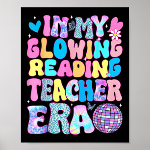 Letzter Schultag in meinem leuchtenden Leselehrer Poster