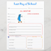 Letzter Schultag Interview Print