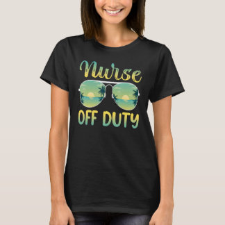 Letzter Schultag Krankenschwester Außer Dienst Som T-Shirt