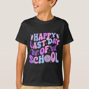 Letzter Schultag Lehrer Junge Mädchen Abschluss Ha T-Shirt