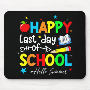 Letzter Schultag Lehrer Kinder Abschluss Letzter T Mousepad