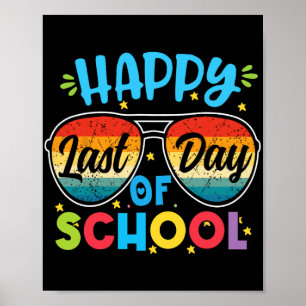 Letzter Schultag Lehrer Schüler Abschluss 7  Poster