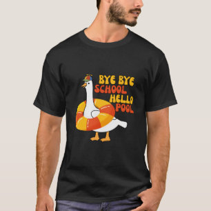 Letzter Schultag Lehrer Schüler Tschüss Schule T-Shirt