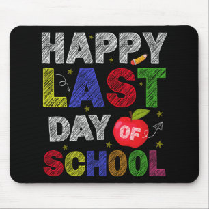 Letzter Schultag Schüler und Lehrer Mousepad