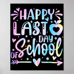 Letzter Schultag Shirt Lehrer Abschluss Shirt Poster