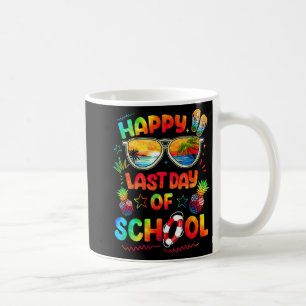 Letzter Schultag Shirt Lehrer Ende des Jahres Stud Kaffeetasse