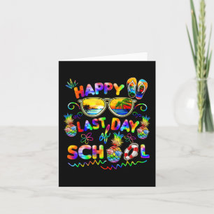 Letzter Schultag Shirt Lehrer Ende des Jahres Stud Karte