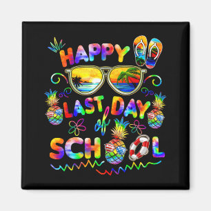 Letzter Schultag Shirt Lehrer Ende des Jahres Stud Magnet