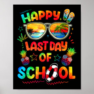 Letzter Schultag Shirt Lehrer Ende des Jahres Stud Poster