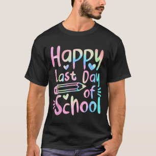 Letzter Schultag Studenten Frauen Lustiger Sommer T-Shirt