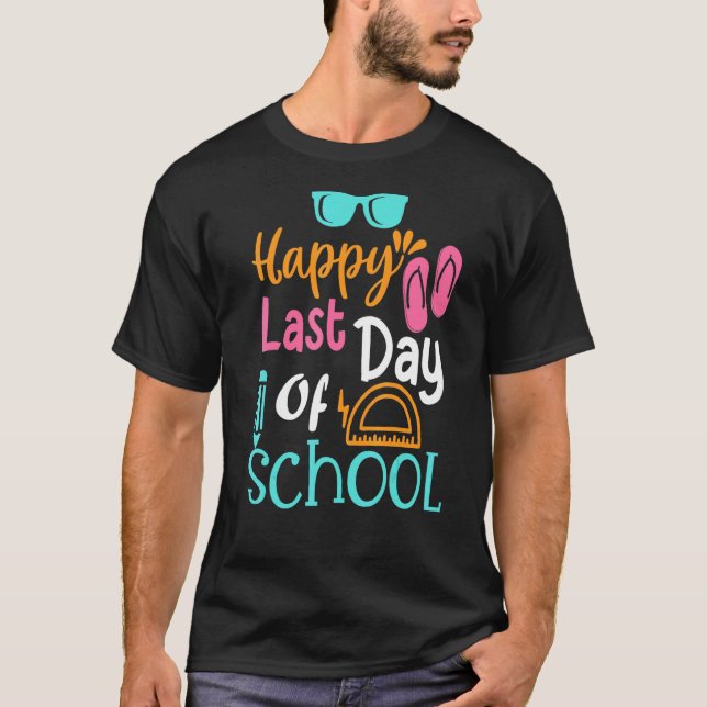 Letzter Schultag T-Shirt (Vorderseite)