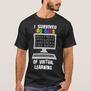 Letzter Schultag: Virtual Online Remote Survivor T-Shirt