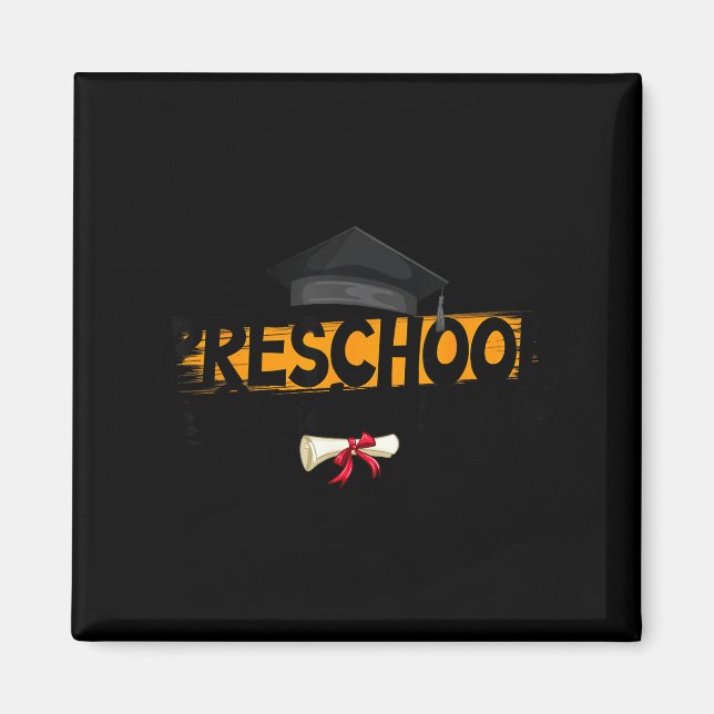 Letzter Schultag Vorschulabschluss Lehrer Magnet (Vorne)