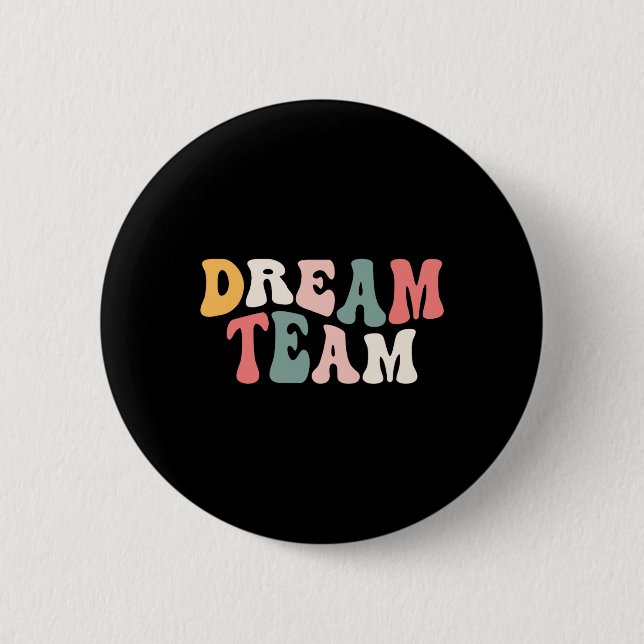 Letzter Schultag zurück zum Traumteam Button (Vorderseite)