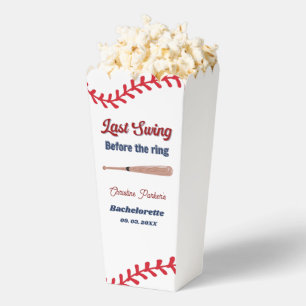 Letzter Schwung vor Baseball Bachelorette Geschenkschachtel