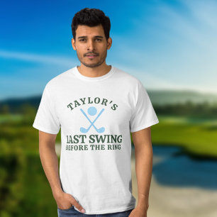 Letzter Schwung vor dem Ring Golf Bachelor T-Shirt