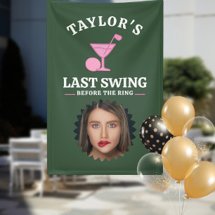 Letzter Schwung vor dem Ring Golf Junggesellinnena Banner