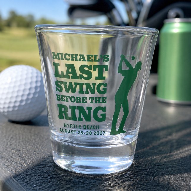 Letzter Schwung vor dem Ring Junggesellen-Schussgl Schnapsglas (Von Creator hochgeladen)