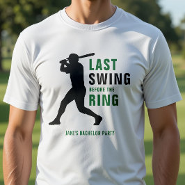 Letzter Schwung vor der Junggesellenparty Baseball T-Shirt