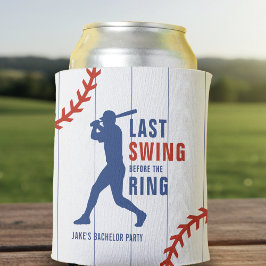 Letzter Schwung vor der Ring Baseball Junggesellen Dosenkühler