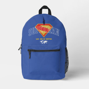 Letzter Sohn des Krypton Emblems Bedruckter Rucksack