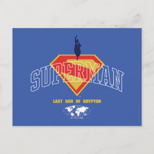 Letzter Sohn des Krypton Emblems Postkarte