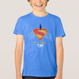 Letzter Sohn des Krypton Emblems Tri-Blend Shirt