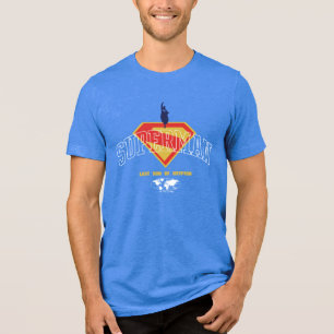 Letzter Sohn des Krypton Emblems Tri-Blend Shirt
