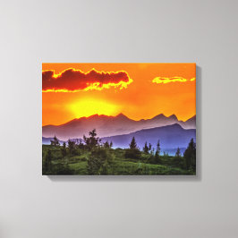 Letzter Sonnenschein Leinwanddruck