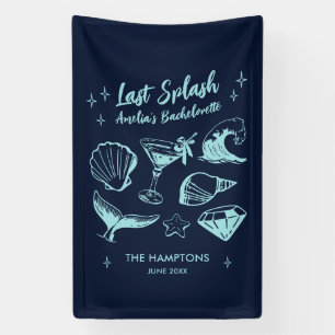 Letzter Splash Mermaid Beach Junggeselinnen-Abschi Banner