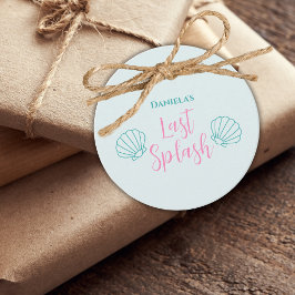 Letzter Splash Mermaid Muschel Beach Junggeselinne Geschenkanhänger