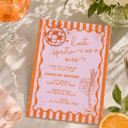 Letzter Spritz als Fräulein Bachelorette, Brautpar Einladung